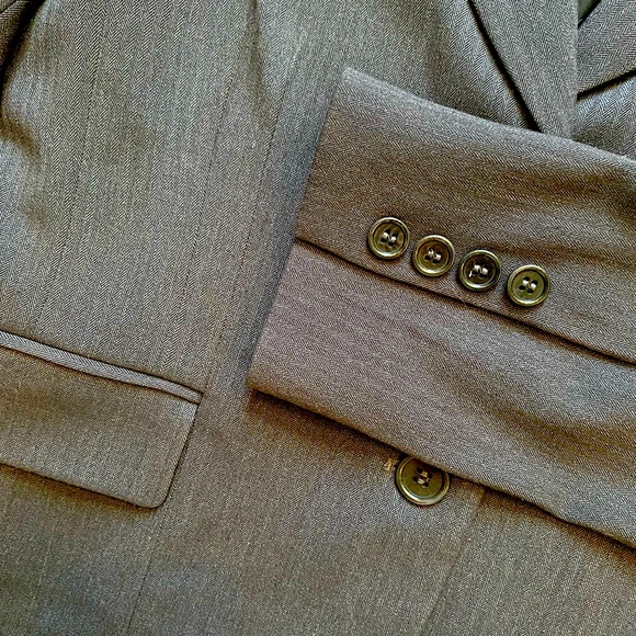 BCBG Tailored 2-Button Charcoal Suit Jacket - BNWT - Picture 7 of 10